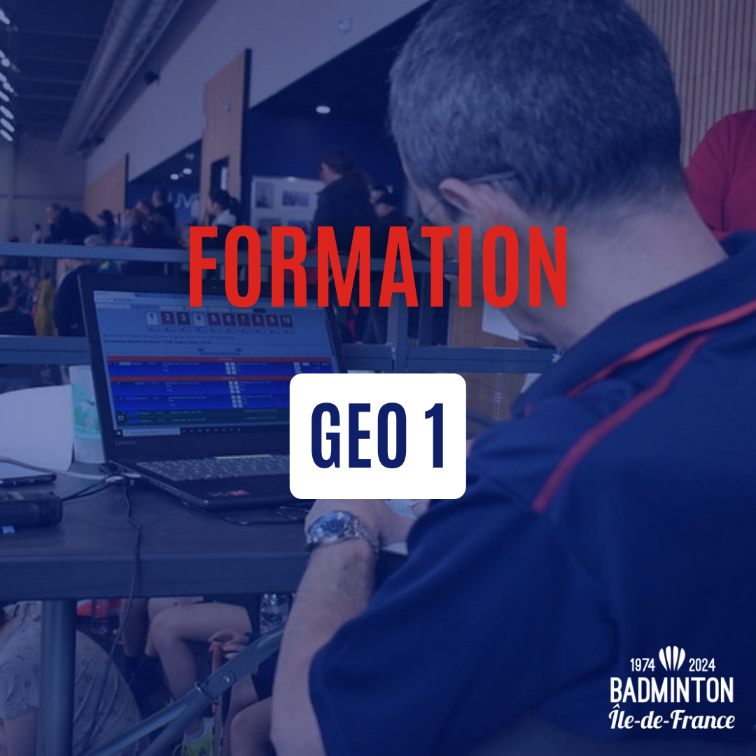 Formation GEO 1 (2 et 3 novembre 2024)