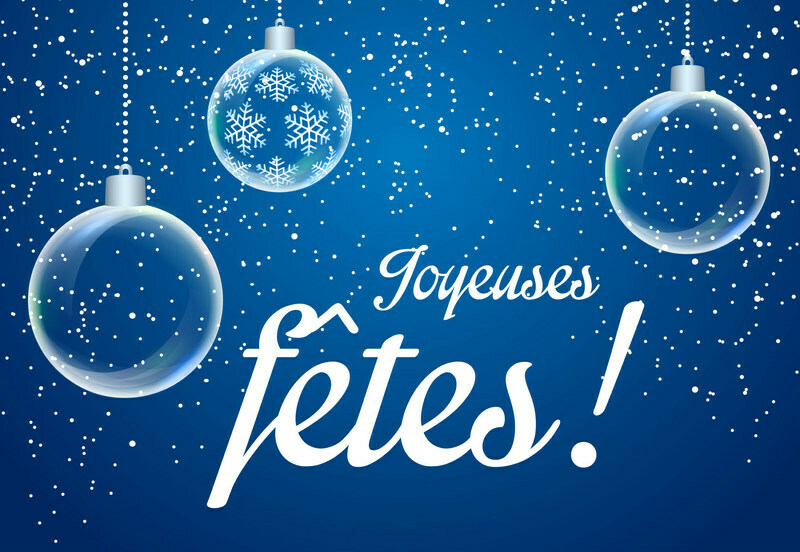 Joyeuses fêtes de fin d’année !