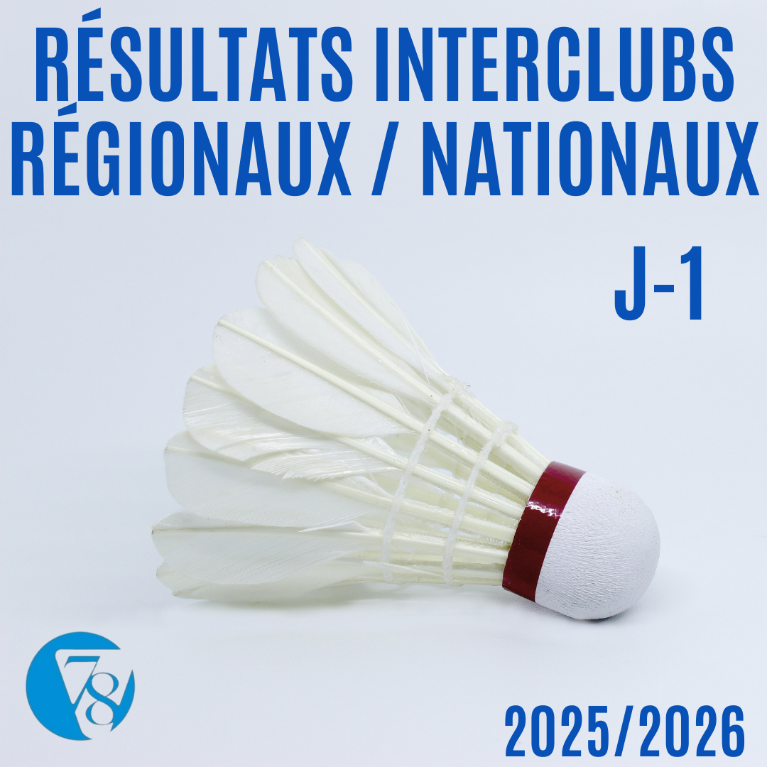 🏸Résultats Interclubs Régionaux et Nationaux – Première journée !