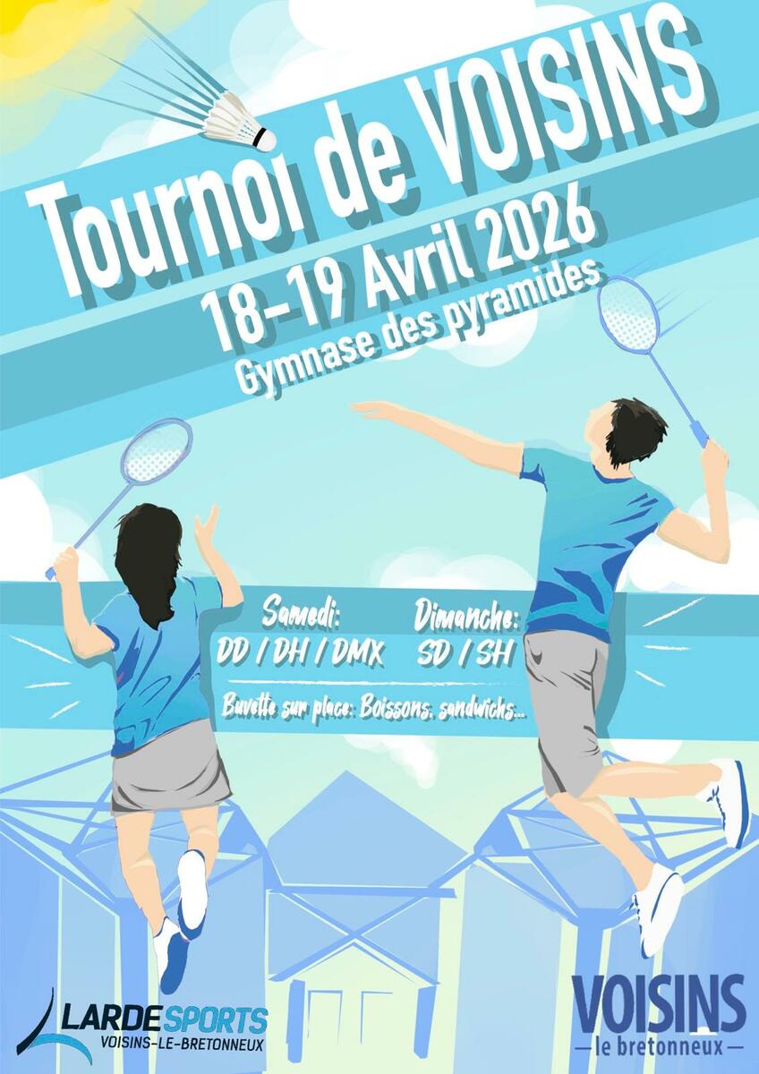 Tournoi de Voisins Le Bretonneux 18/19 Avril 2026