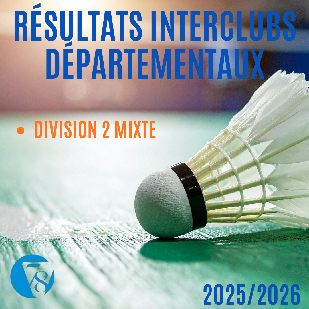 Résultats IC départementaux Mixte Division 2 2025/2026