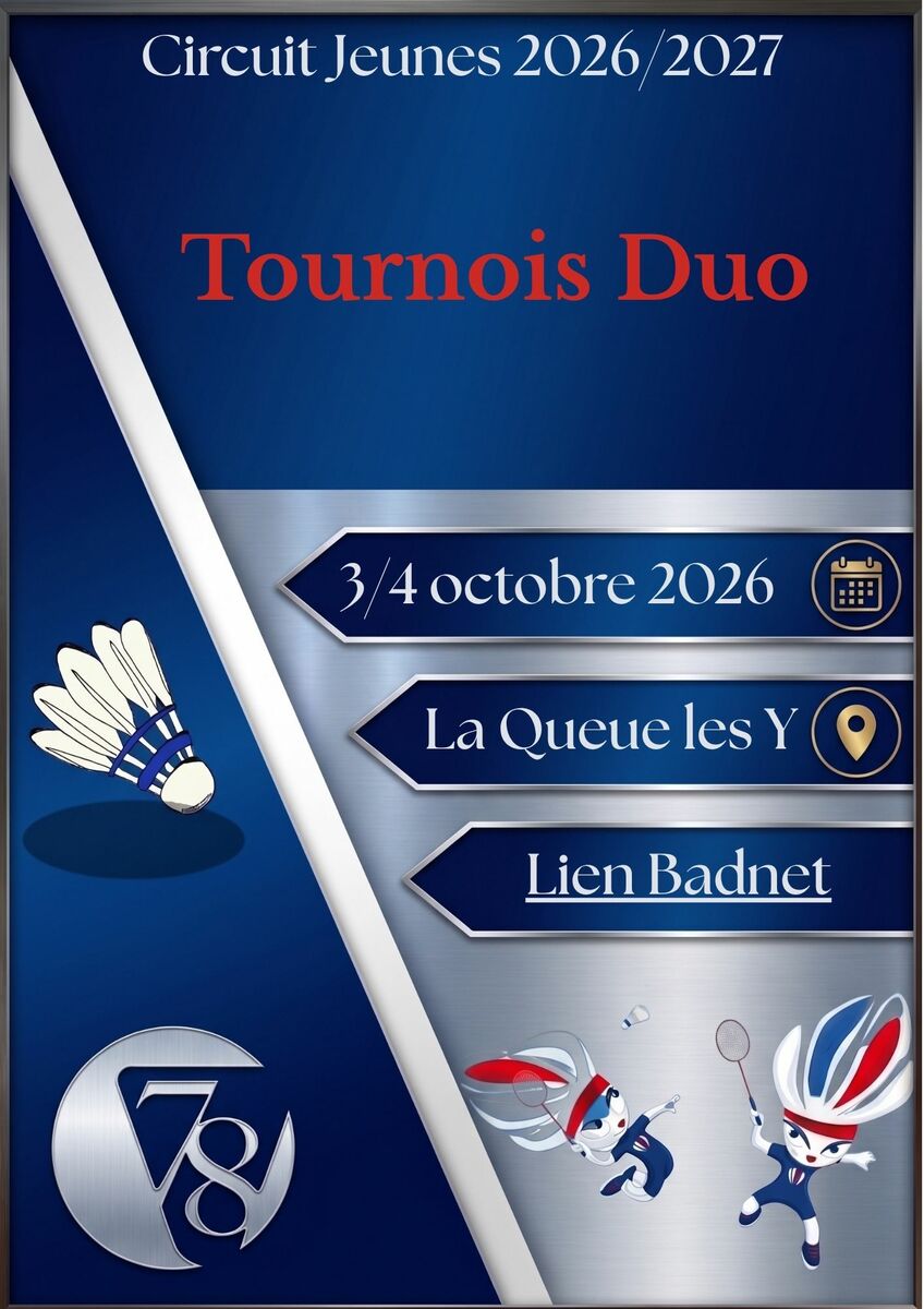 🏸 1er tournoi jeunes de la saison !