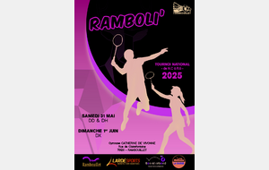 Tournoi Ramboli'bad 31 Mai et 1er Juin