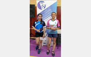 SD Cadette Honneur
LANDRIAU Clara
Triel Badminton Club
SELLEM Noa
Ass. Sport. Mun. Chambourcy