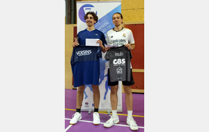 SH Junior Elite:
 VIARD Quentin
Badminton Club Vicinois
IROULIN Jehan
Collectif Bad en Seine