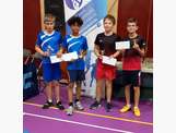 DH Benjamin Honneur 
MOULY Jonathan
Badminton Club Montigny Le Bretonneux
ROY Nathan
Badminton Club Montigny Le Bretonneux
COULIBALY Brehima
U. S. Carrieres/seine
LECUYER Maxime
U. S. Carrieres/seine