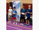 DH Minime Elite
DHARMAPURIKAR Arjun
Badminton Club Vicinois
MAGGI Corentin
Badminton Club Vicinois
BOUVERESSE Johan
Ass. Sport. Mun. Chambourcy
MOURLAN Nael
Ass. Sport. Mun. Chambourcy