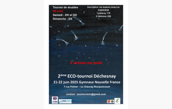 2ème Éco-Tournoi Déchesnay.