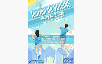 Tournoi de Voisins Le Bretonneux 18/19 Avril 2026