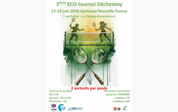 Tournoi du Chesnay 13/14 Juin 2026