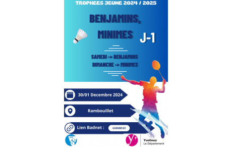 Tournoi jeunes ce week-end à Rambouillet.