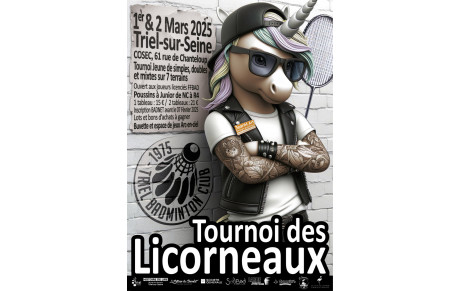 Tournoi National Jeune Triel 1er et 2 mars 2025