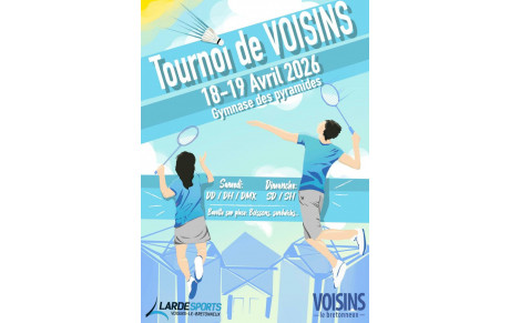 Tournoi de Voisins Le Bretonneux 18/19 Avril 2026