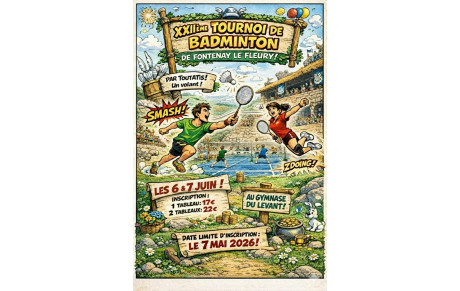 Tournoi de Fontenay-le-Fleury les 6 et 7 juin 2026