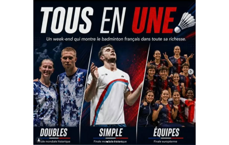 🏸 Le badminton français sur le toit du monde !🌍